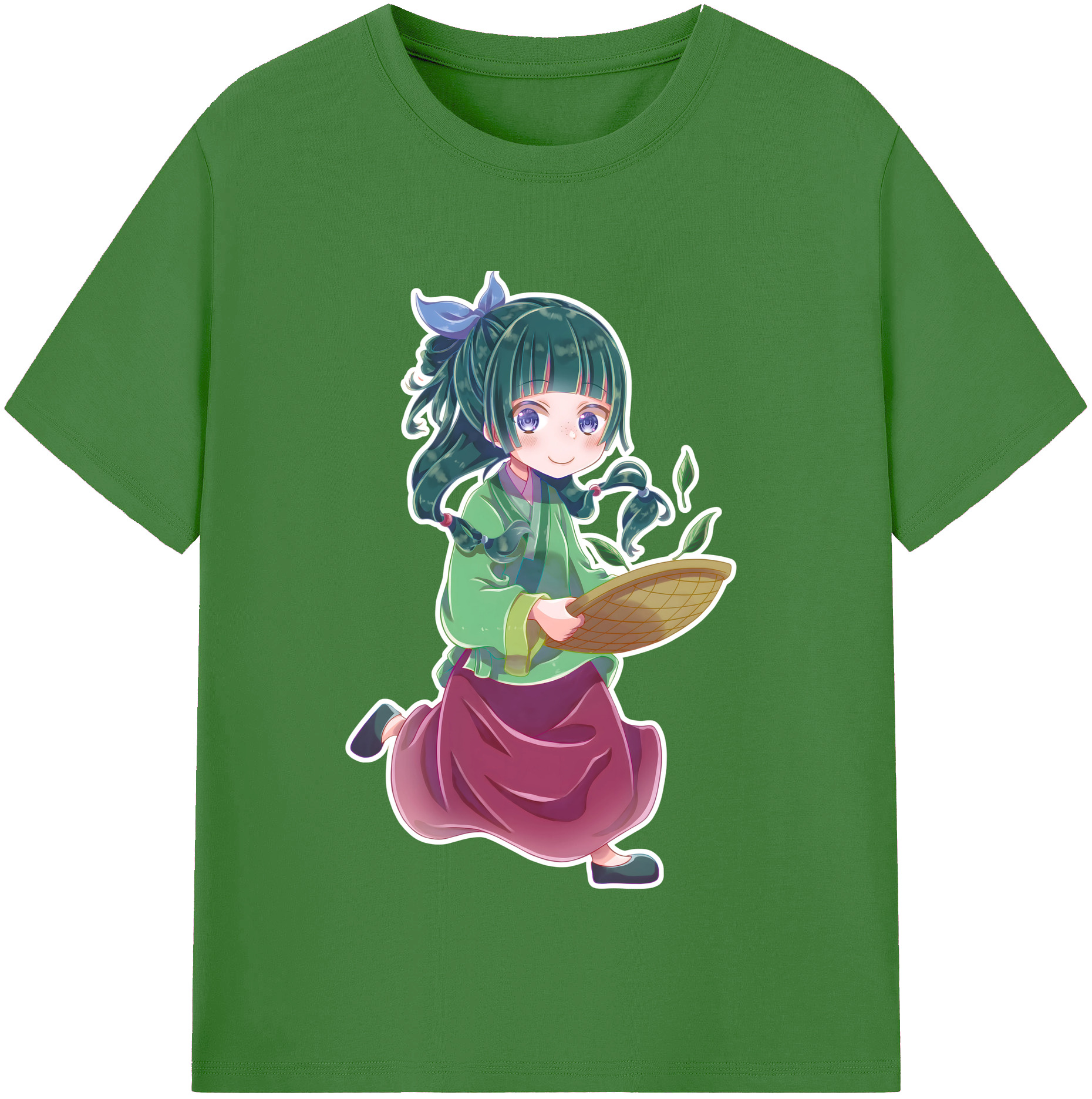 （画像用） 薬屋のひとりごと The Apothecary Diaries レディースカジュアルプリントTシャツ（綿100％）